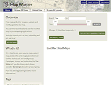 Tablet Screenshot of mapwarper.net